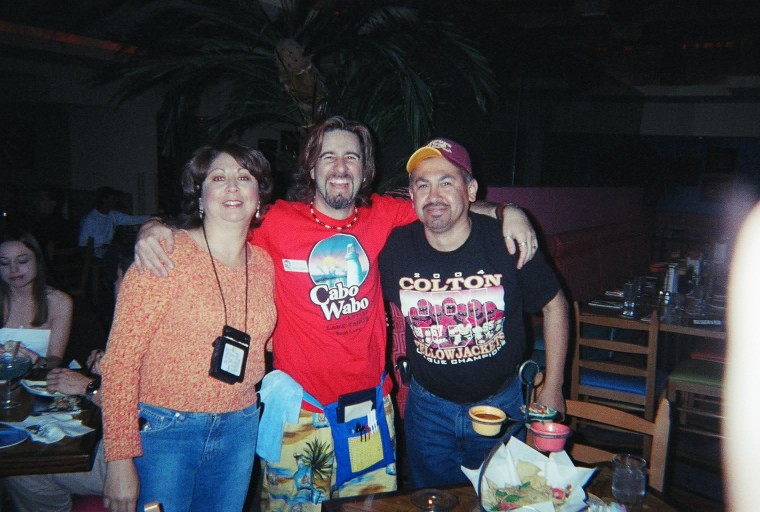 JoAnn, Aaron and Dave hanging out in Lake Tahoe Cabo Wabo 2008