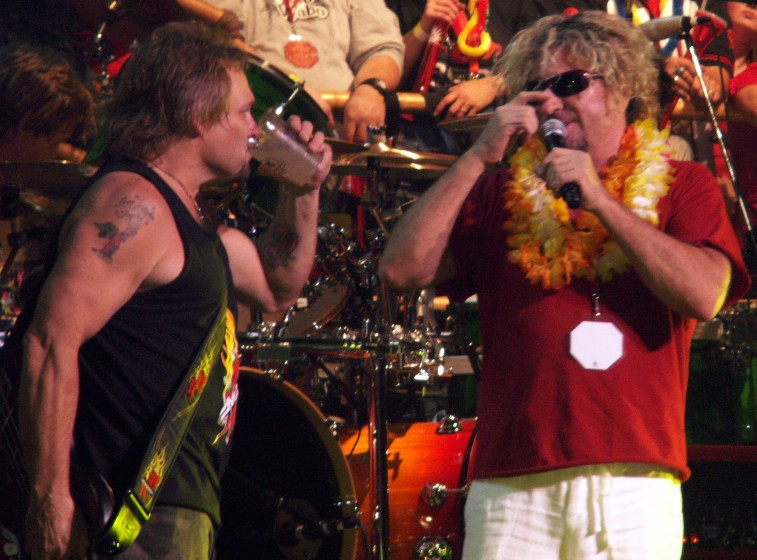 Sammy and Michael Anthony