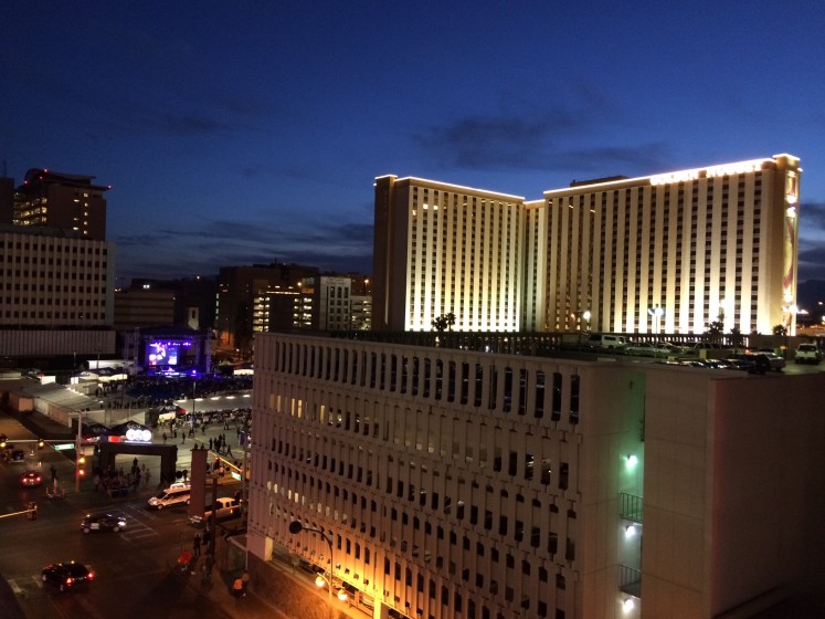 View from my Las Vegas room.