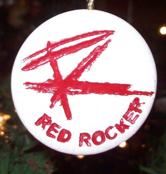 My Red Rocker Keychain/Christmas Ornament