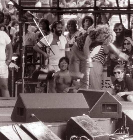 Sammy Hagar at Texas Jam, Dallas TX, 1982 (Cropped)