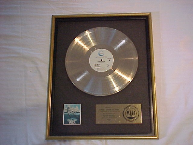 Sammy Hagar "VOA" RIAA Gold Record Award