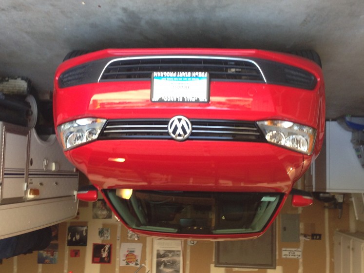 Red rocker jetta !