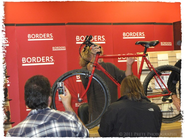 One of the rare Red Rocker Bicycles