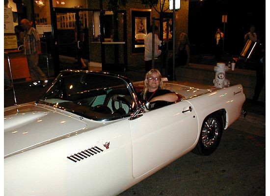 JA in Sammy's Cool Vette!