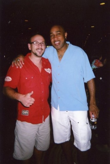 Me and Vic Johnson