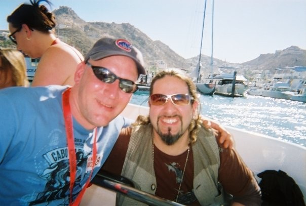 Me and Aaron on the 2008 Cabo Cruise