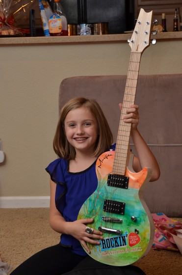 Morgan's Birthday Guitar!