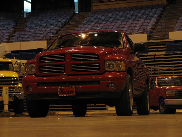 Red Rocker in the Drive