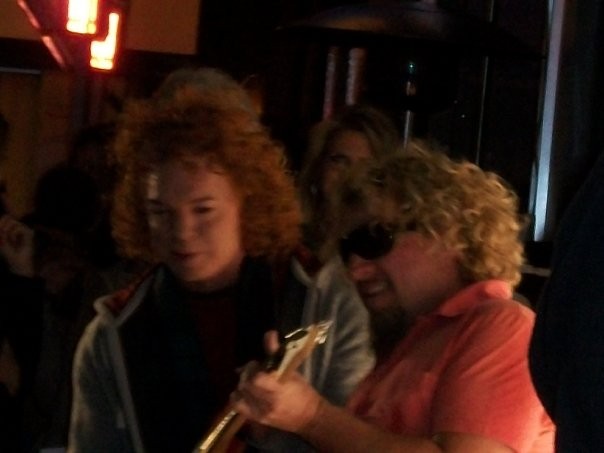 Sammy and Carrot Top Cabo Wabo Las Vegas Grand Opening