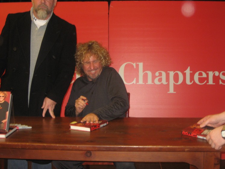 Sammy at his RED book signing Toronto, Ontario, Canada