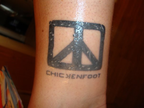 and my Chickenfoot tattoo