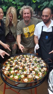 Paella on the Patio at El Paseo!