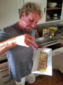 Mahi Mahi Instagram Story: Saltbaking with Shep Gordon & Questlove