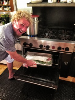 Mahi Mahi Instagram Story: Saltbaking with Shep Gordon & Questlove