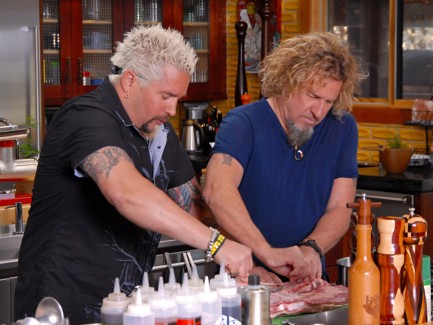 Photos from recording of Guy Fieri's Big Bite TV show!