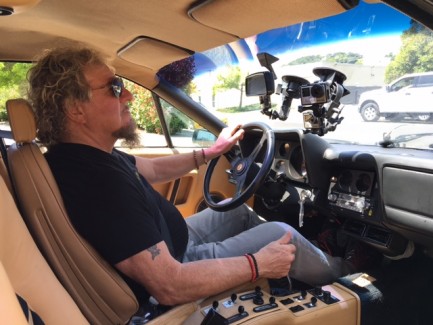 Filming Jay Leno's Garage