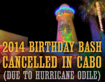 Hurricane Odile Hits Cabo San Lucas - Birthday Bash Cancelled