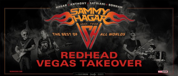 Get Ready for a Redhead Takeover: Las Vegas to Welcome Sammy Hagar’s  “The Best of All Worlds” Tour with Epic Fan Parties