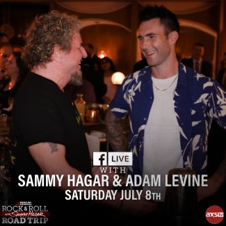 2017-07-08 @ Facebook Live with Sammy Hagar and Adam Levine